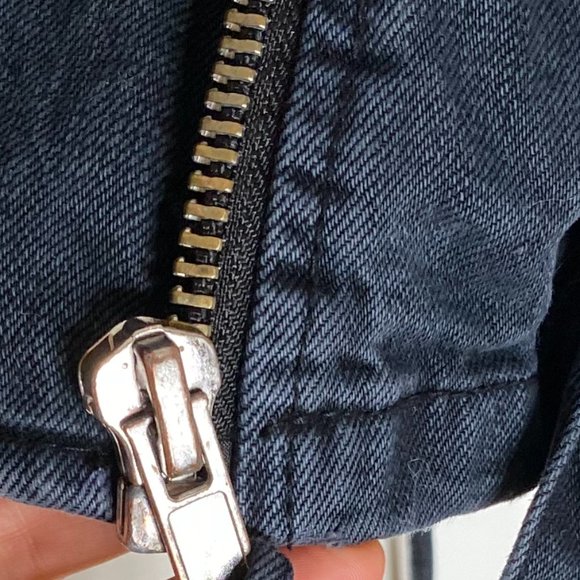 Free People Denim Motorcycle Jacket - XS/S - Picture 5 of 6